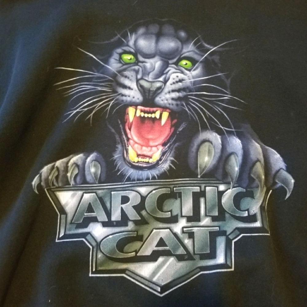 Vintage Arctic Cat crewneck sweatshirt w/ insane graphic size XL fit like Medium